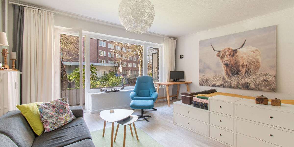Etagenwohnung Hamburg Hoheluft-West - 2 Zimmer, 60 m&sup2;, 390.000&euro; | Angebot:26384712