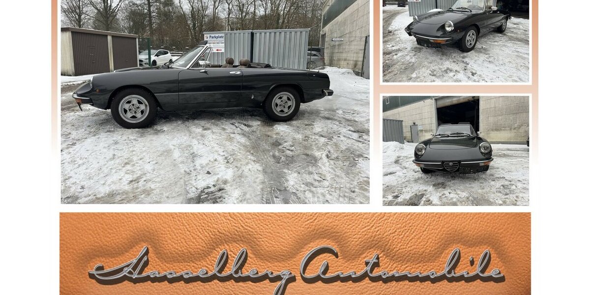 Alfa Romeo Spider 2000 1. Hand, so nicht wieder zu bekommen 85.560 km 24.999 &euro; Hamburg 22339