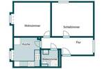 Etagenwohnung Hamburg Volksdorf - 2 Zimmer, 46 m&sup2;, 247.000&euro; | Angebot:26017270
