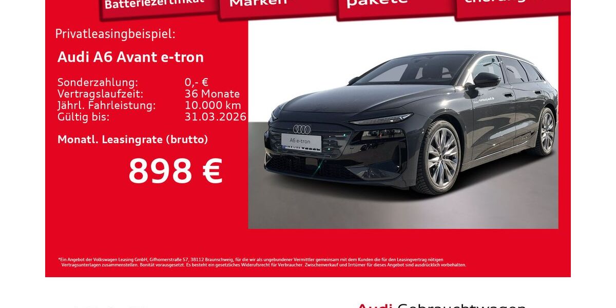 Audi A6 e-tron 1.894 km 79.944 &euro; Hamburg 22529