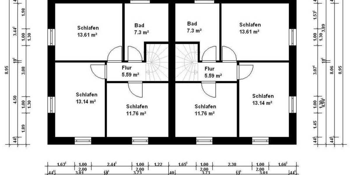 Doppelhaushälfte Hamburg Sasel - 4 Zimmer, 100 m&sup2;, 689.000&euro; | Angebot:26015837