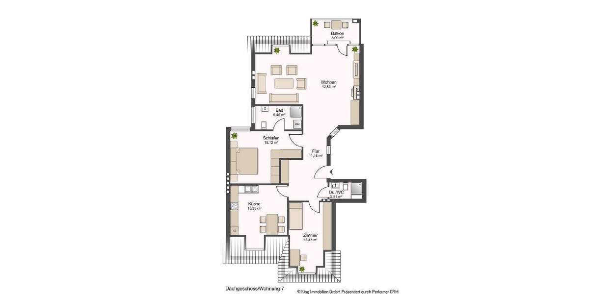Etagenwohnung Hamburg Hoheluft-West - 3 Zimmer, 121 m&sup2;, 968.000&euro; | Angebot:25666669