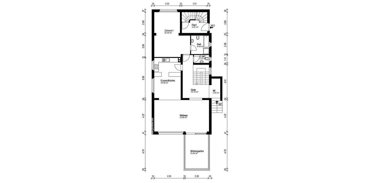 Einfamilienhaus Hamburg Bramfeld - 7 Zimmer, 206 m&sup2;, 885.000&euro; | Angebot:25666665