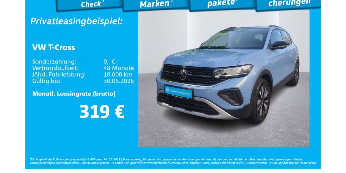 VW T-Cross 6.083 km 27.440 &euro; Hamburg 22111