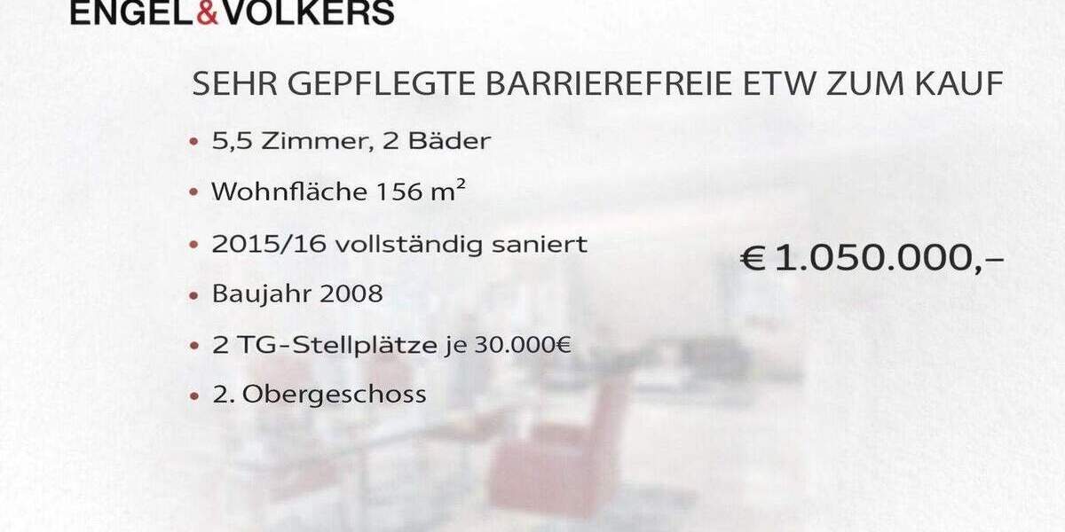 Etagenwohnung Hamburg Sasel - 5 Zimmer, 156 m&sup2;, 990.000&euro; | Angebot:25702359