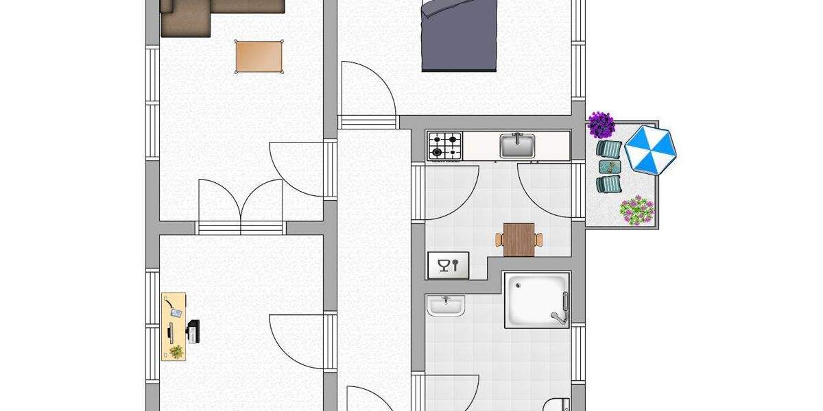 Etagenwohnung Hamburg Ottensen Ottensen - 3 Zimmer, 66 m&sup2;, 435.000&euro; | Angebot:25821691