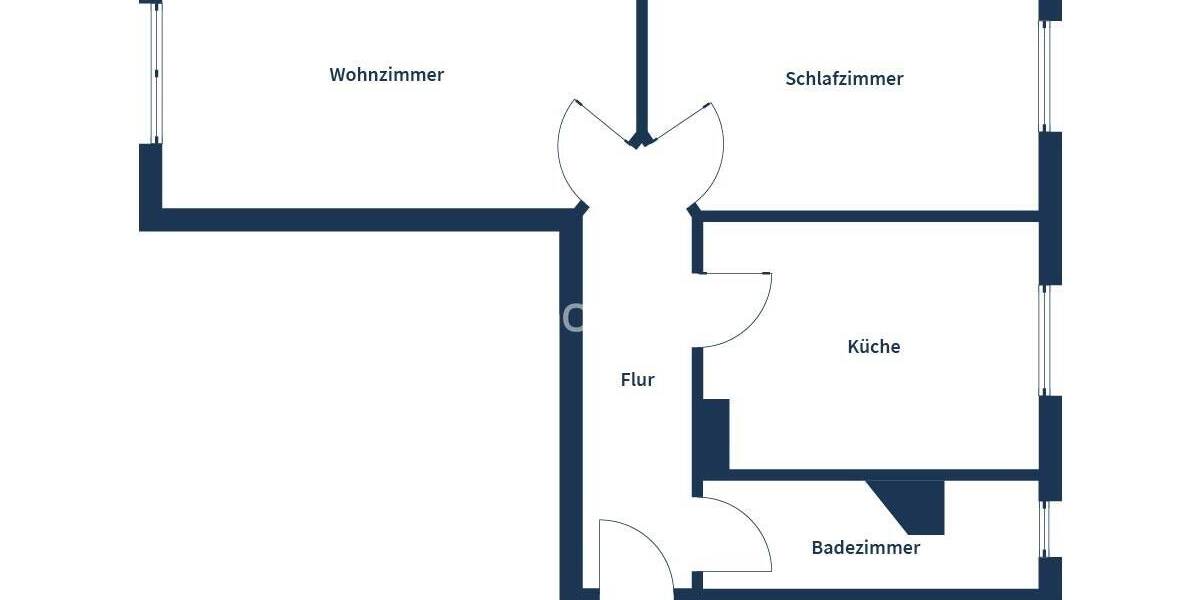 Etagenwohnung Hamburg Ottensen - 2 Zimmer, 50 m&sup2;, 425.000&euro; | Angebot:25927683