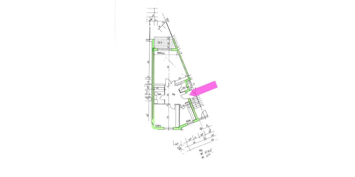Etagenwohnung Ahrensburg - 2 Zimmer, 68 m&sup2;, 884&euro; | Angebot:26824981
