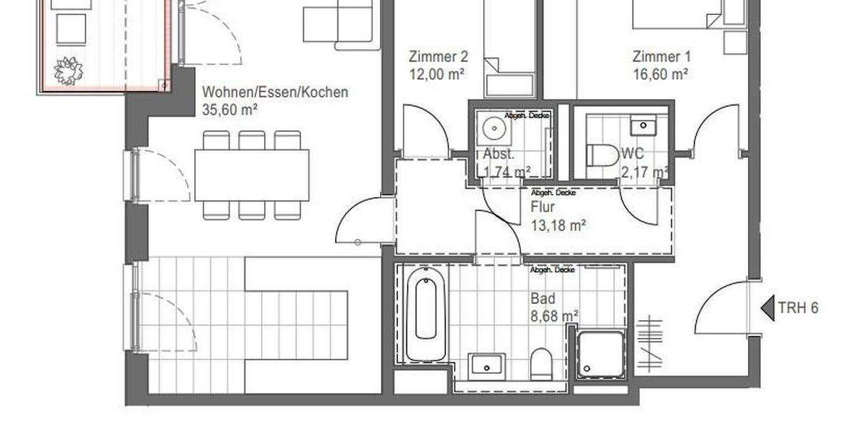 Etagenwohnung Hamburg Groß Borstel - 3 Zimmer, 94 m&sup2;, 735.000&euro; | Angebot:25738764