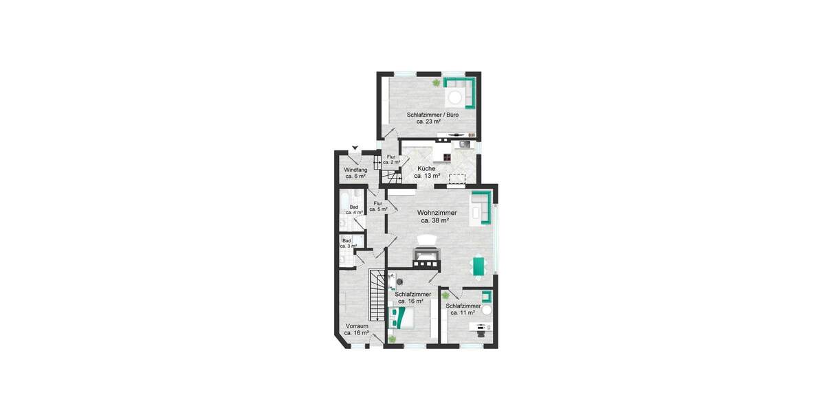 Doppelhaushälfte Hamburg Jenfeld - 5 Zimmer, 161 m&sup2;, 519.000&euro; | Angebot:25705771