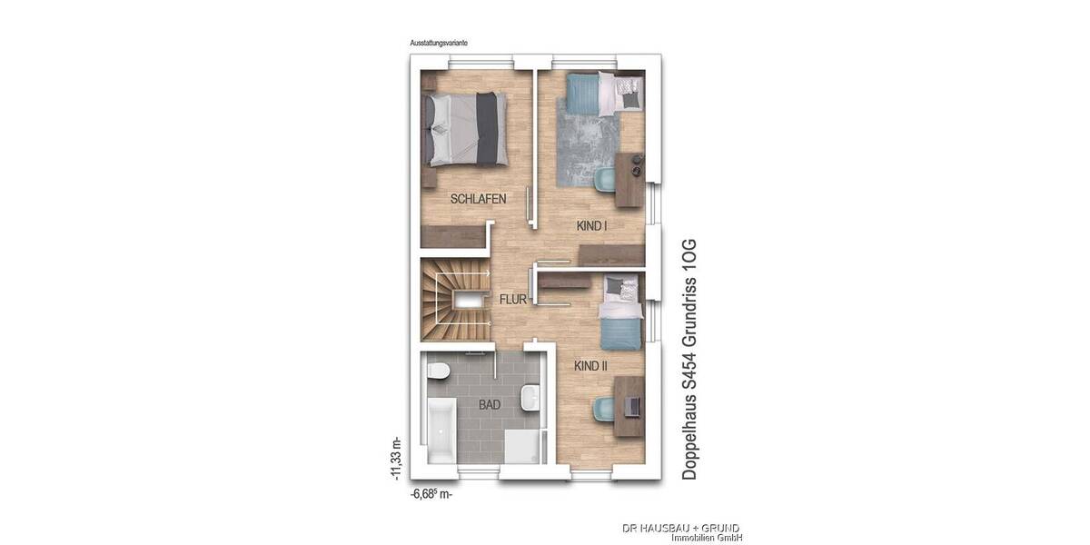 Doppelhaushälfte Hamburg Rahlstedt - 5 Zimmer, 177 m&sup2;, 616.600&euro; | Angebot:26028905