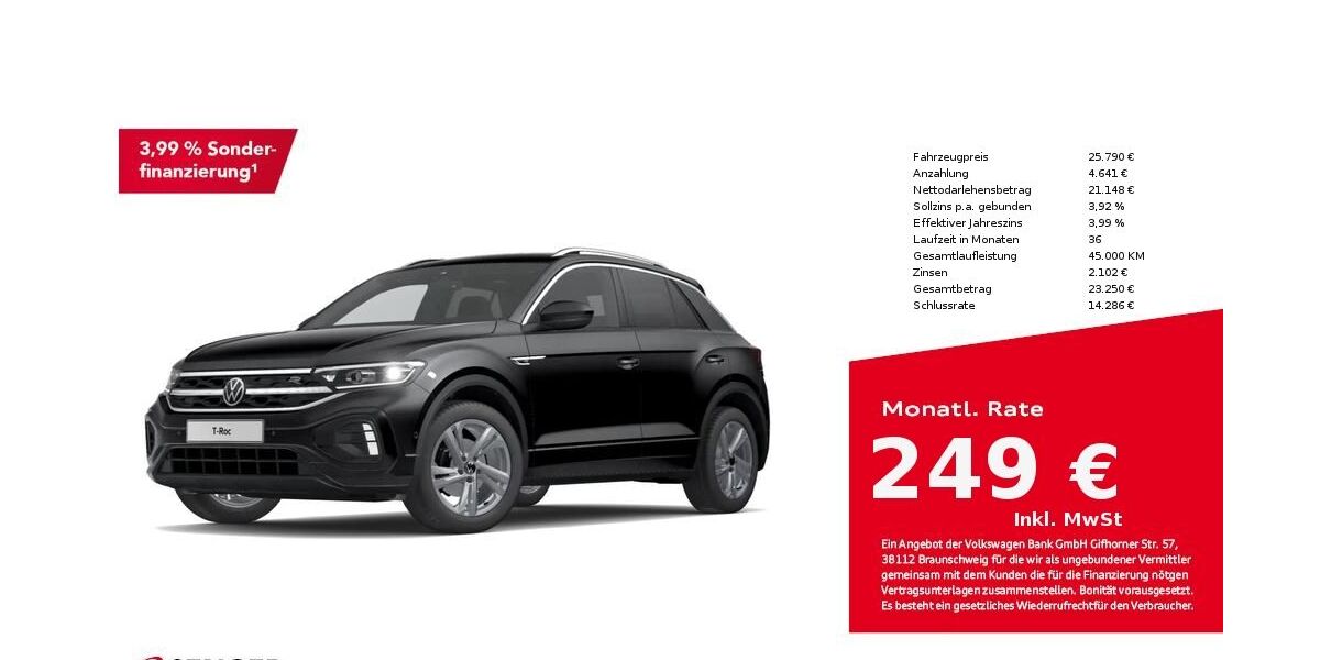 VW T-Roc 60.050 km 25.790 &euro; Bad Oldesloe 23843
