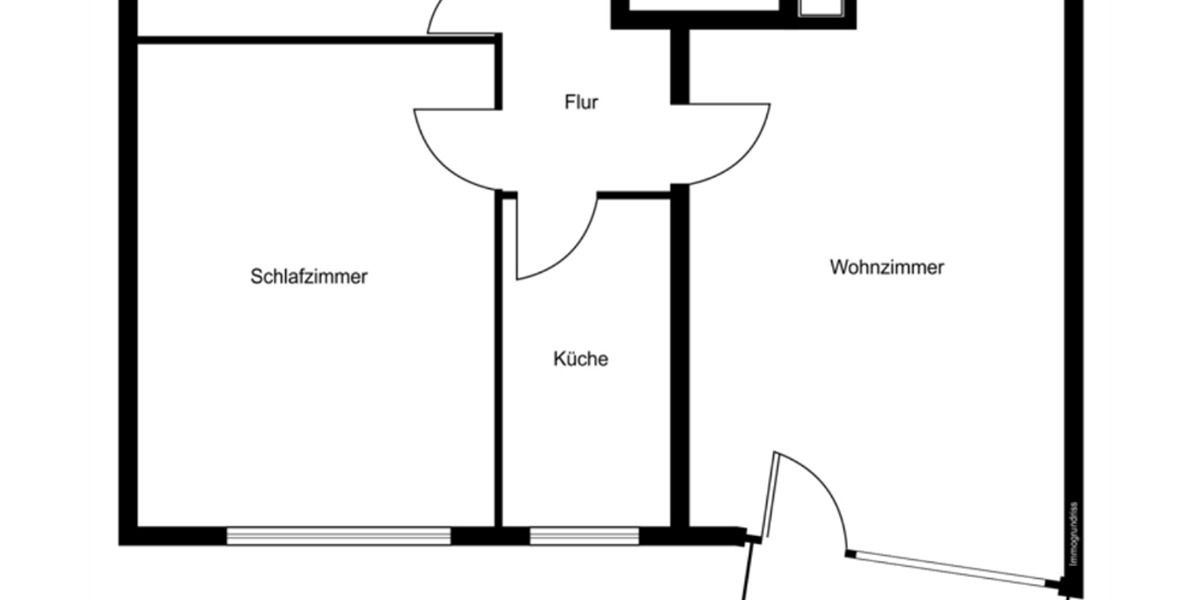 Etagenwohnung Hamburg Eimsbüttel - 2 Zimmer, 57 m&sup2;, 479.000&euro; | Angebot:25688163