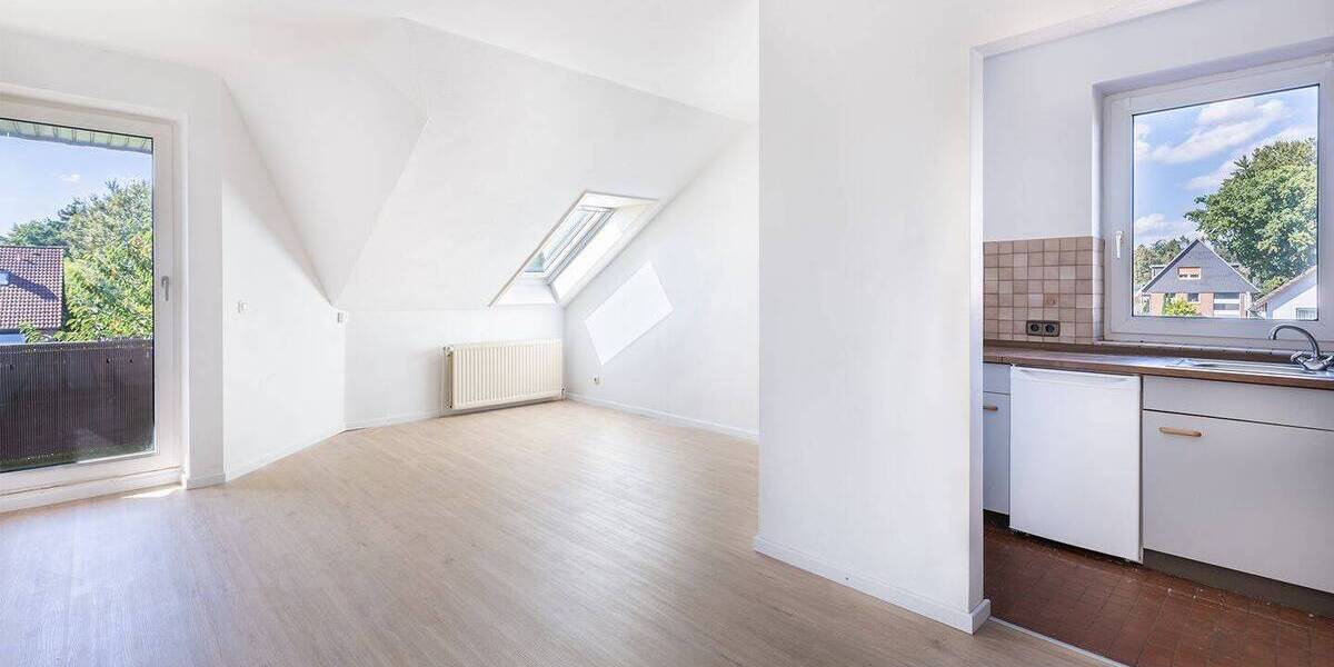 Etagenwohnung Norderstedt Harksheide - 2 Zimmer, 49 m&sup2;, 229.500&euro; | Angebot:25778834