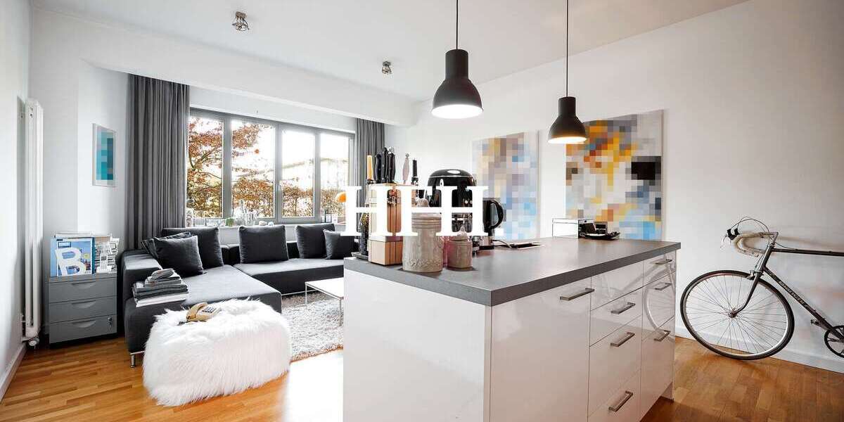 Etagenwohnung Hamburg Alsterdorf - 2 Zimmer, 56 m&sup2;, 359.000&euro; | Angebot:25229532