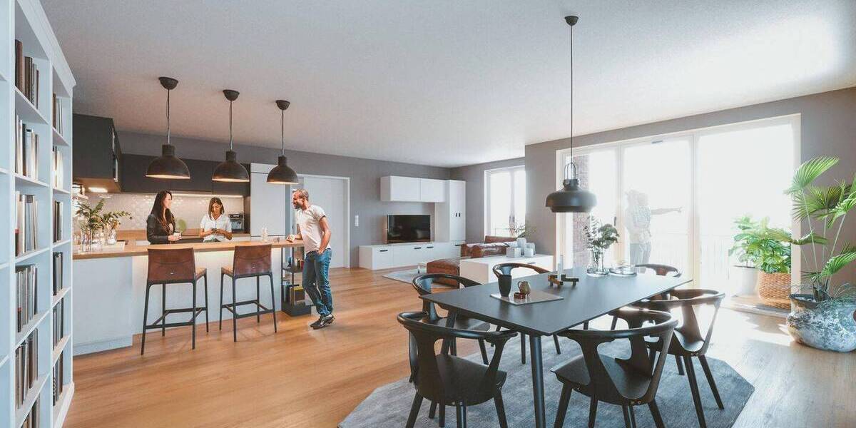 Etagenwohnung Rellingen - 2 Zimmer, 64 m&sup2;, 368.400&euro; | Angebot:25669517