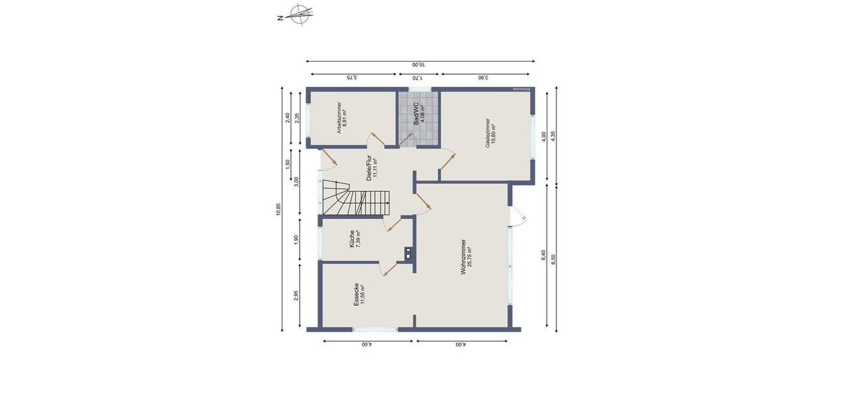 Einfamilienhaus Uetersen - 5 Zimmer, 124 m&sup2;, 359.000&euro; | Angebot:25660525