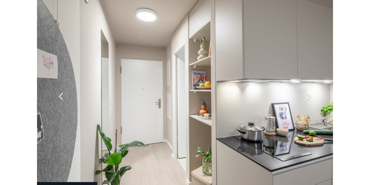 Etagenwohnung Hamburg Hamburg-Mitte - 1 Zimmer, 22 m&sup2;, 1.133&euro; | Angebot:25393743