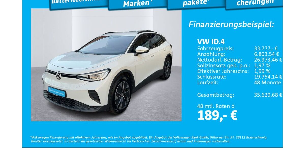 VW ID.4 9.738 km 32.777 &euro; Hamburg 22303
