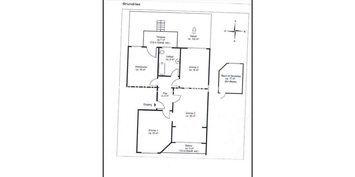 Etagenwohnung Hamburg Hohenfelde - 4 Zimmer, 110 m&sup2;, 1.800&euro; | Angebot:25995968