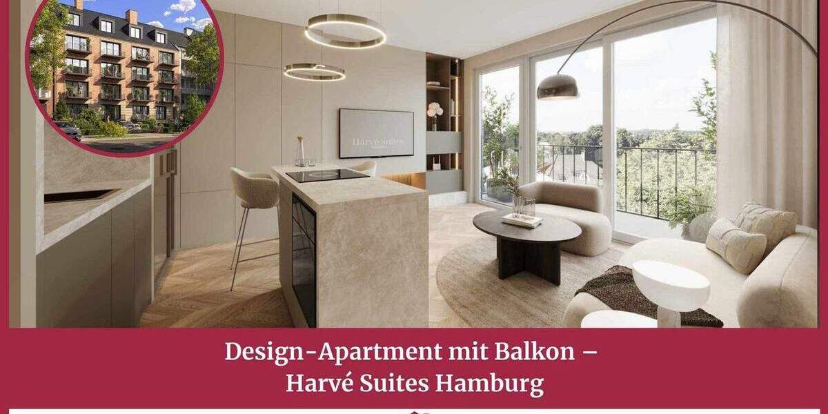 Etagenwohnung Hamburg Harvestehude - 1 Zimmer, 34 m&sup2;, 459.000&euro; | Angebot:25691342