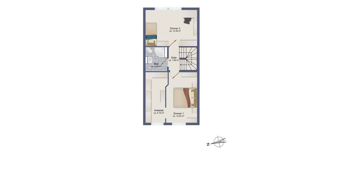 Reihenmittelhaus Norderstedt Harksheide - 5 Zimmer, 100 m&sup2;, 399.000&euro; | Angebot:25938366