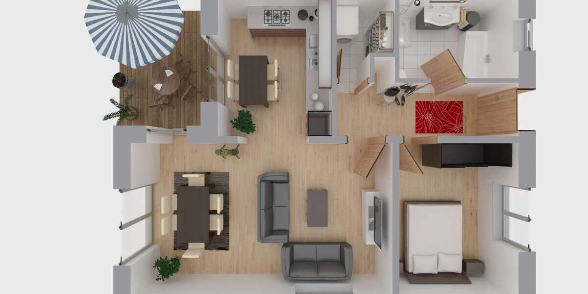 Etagenwohnung Hamburg Harburg - 2 Zimmer, 69 m&sup2;, 1.330&euro; | Angebot:25915234