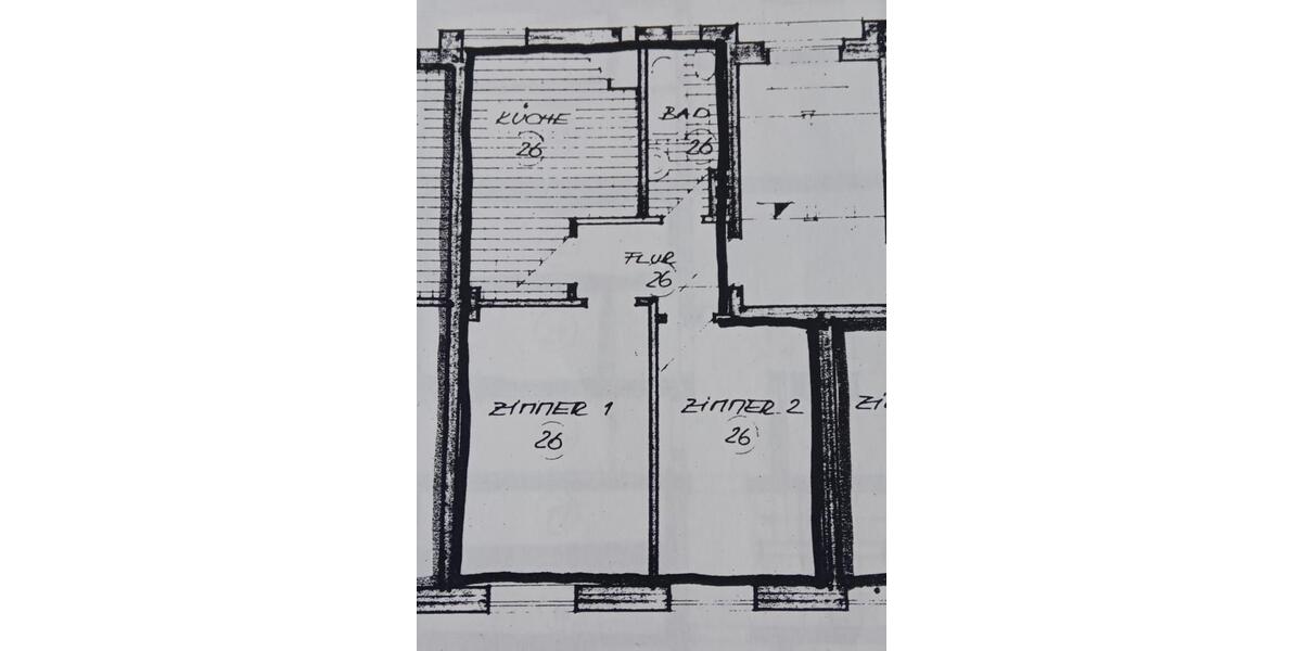 Etagenwohnung Hamburg Winterhude - 2 Zimmer, 47 m&sup2;, 349.000&euro; | Angebot:25104792