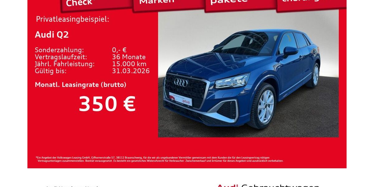 Audi Q2 5.979 km 32.320 &euro; Hamburg 22419