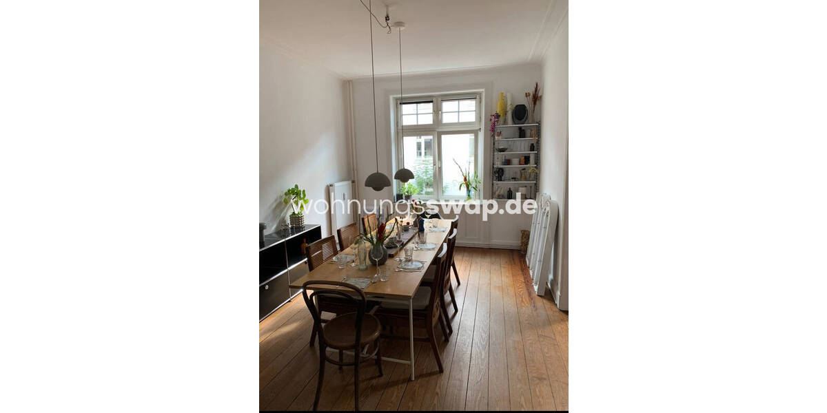 Etagenwohnung Hamburg Hoheluft-West - 3 Zimmer, 90 m&sup2;, 1.400&euro; | Angebot:25936430