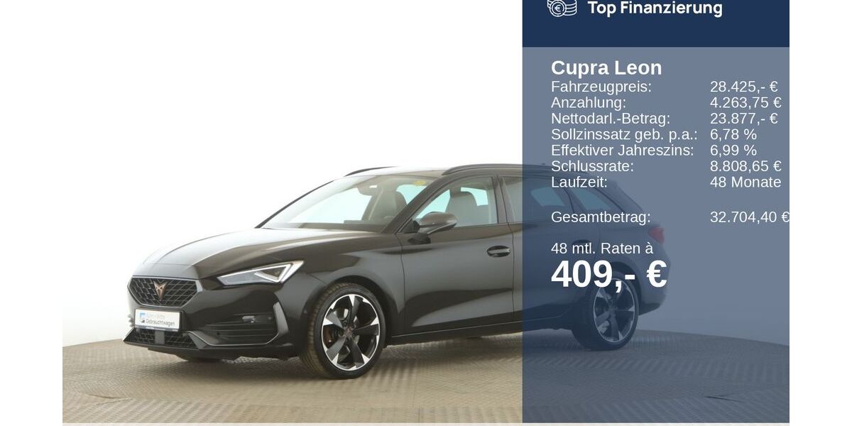 Cupra Leon 67.355 km 28.425 &euro; Wedel 22880