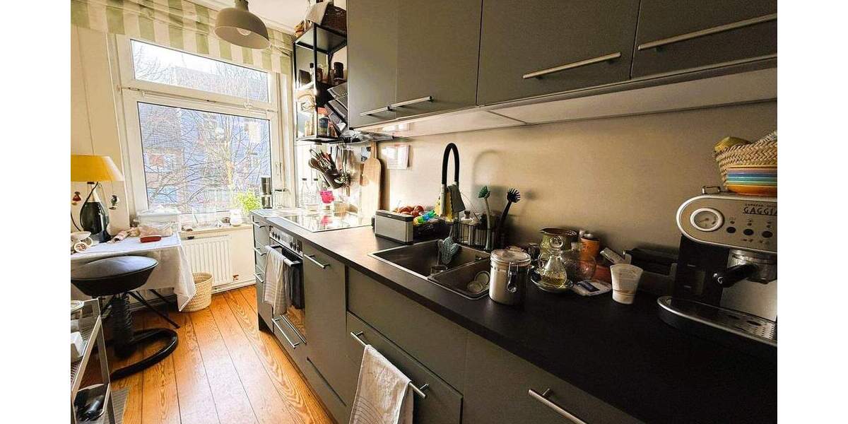 Etagenwohnung Hamburg Eimsbüttel - 2 Zimmer, 49 m&sup2;, 429.000&euro; | Angebot:25679961