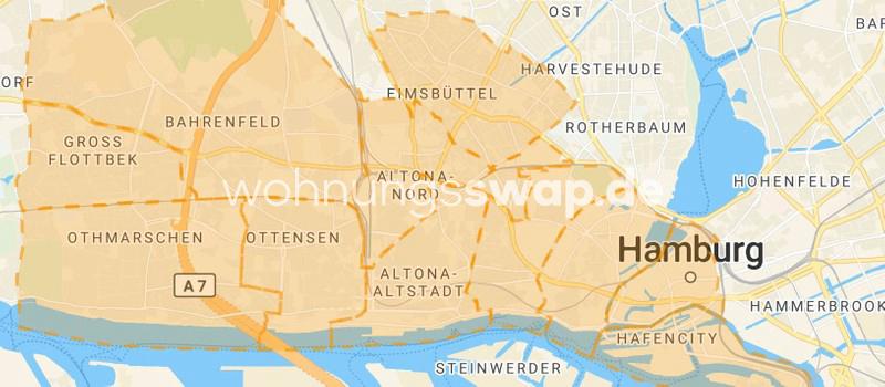 Etagenwohnung Hamburg Altona - 3 Zimmer, 65 m&sup2;, 453&euro; | Angebot:25431829