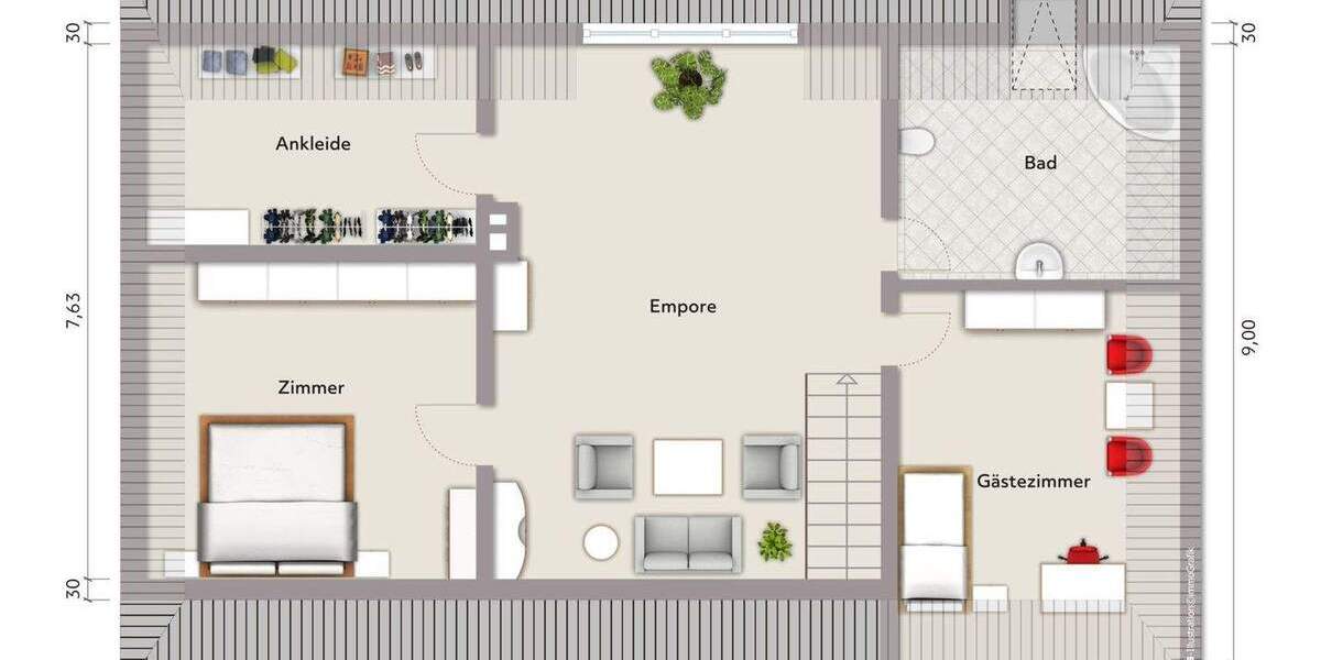 Einfamilienhaus Hamburg Wohldorf-Ohlstedt - 5 Zimmer, 165 m&sup2;, 2.390&euro; | Angebot:25680424