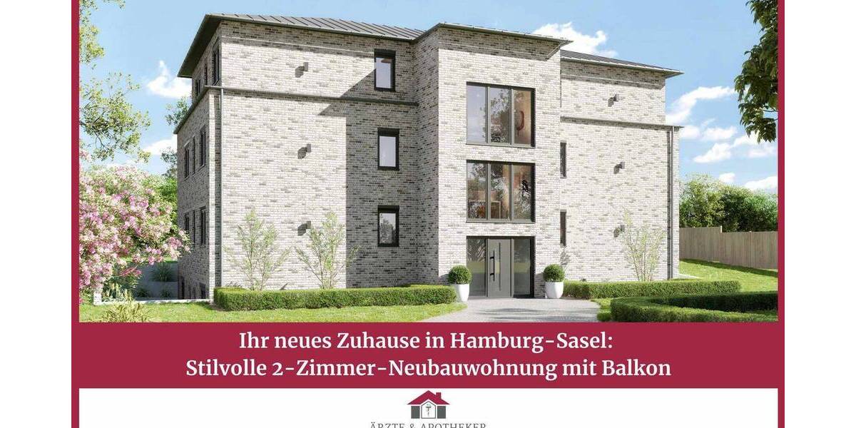 Etagenwohnung Hamburg Sasel Sasel - 2 Zimmer, 39 m&sup2;, 319.000&euro; | Angebot:25970665
