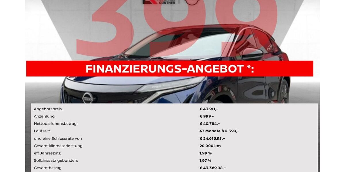 Nissan Ariya 11.478 km 43.911 &euro; Hamburg 20537