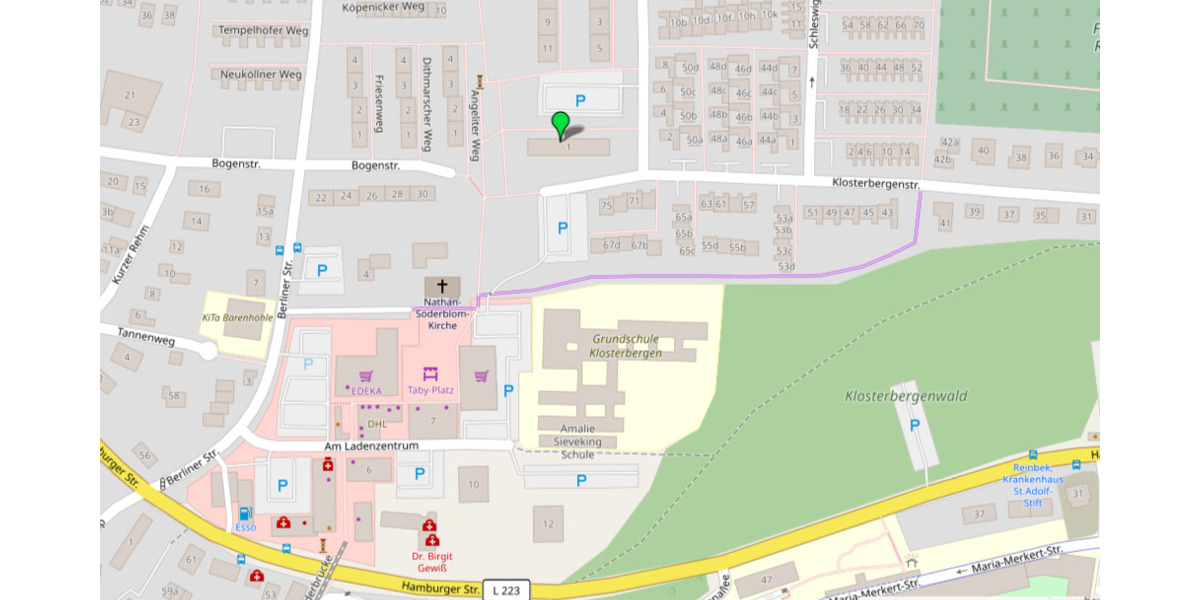 Etagenwohnung Reinbek - 2 Zimmer, 55 m&sup2;, 199.000&euro; | Angebot:25959126