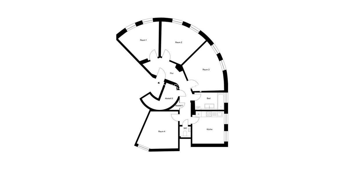 Etagenwohnung Hamburg Uhlenhorst - 4 Zimmer, 87 m&sup2;, 1.719&euro; | Angebot:25431821