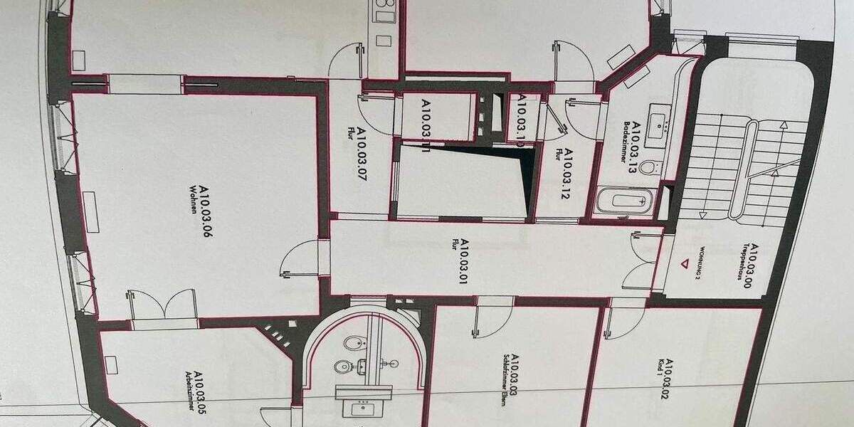 Etagenwohnung Hamburg Rotherbaum - 5 Zimmer, 205 m&sup2;, 5.900&euro; | Angebot:26026969