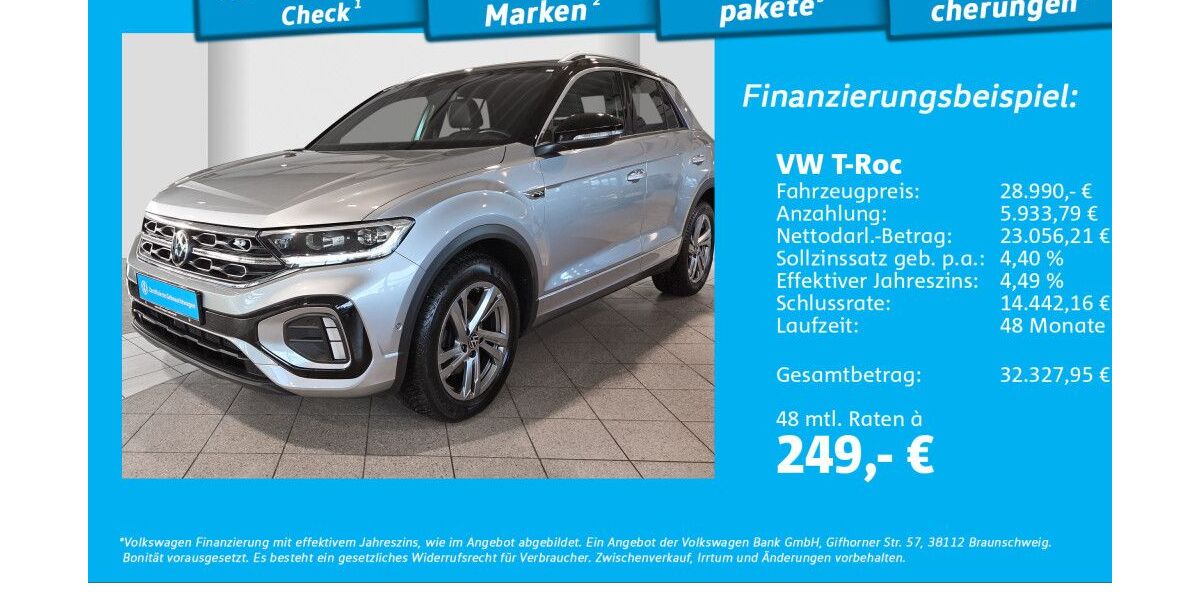 VW T-Roc 48.437 km 28.990 &euro; Glinde 21509