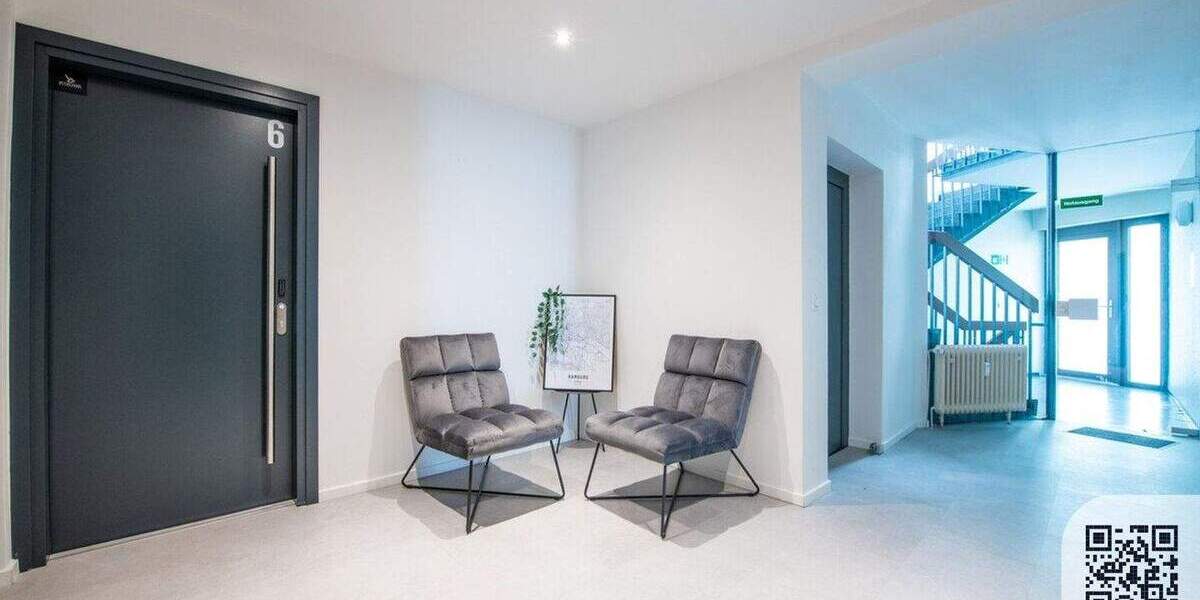 Etagenwohnung Hamburg Winterhude - 2 Zimmer, 5.299&euro; | Angebot:25783635