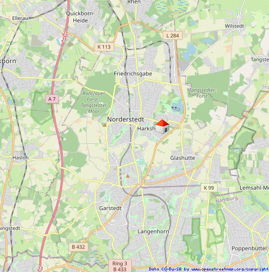 Reihenmittelhaus Norderstedt / Harksheide Harksheide - 6 Zimmer, 110 m&sup2;, 395.000&euro; | Angebot:25777497