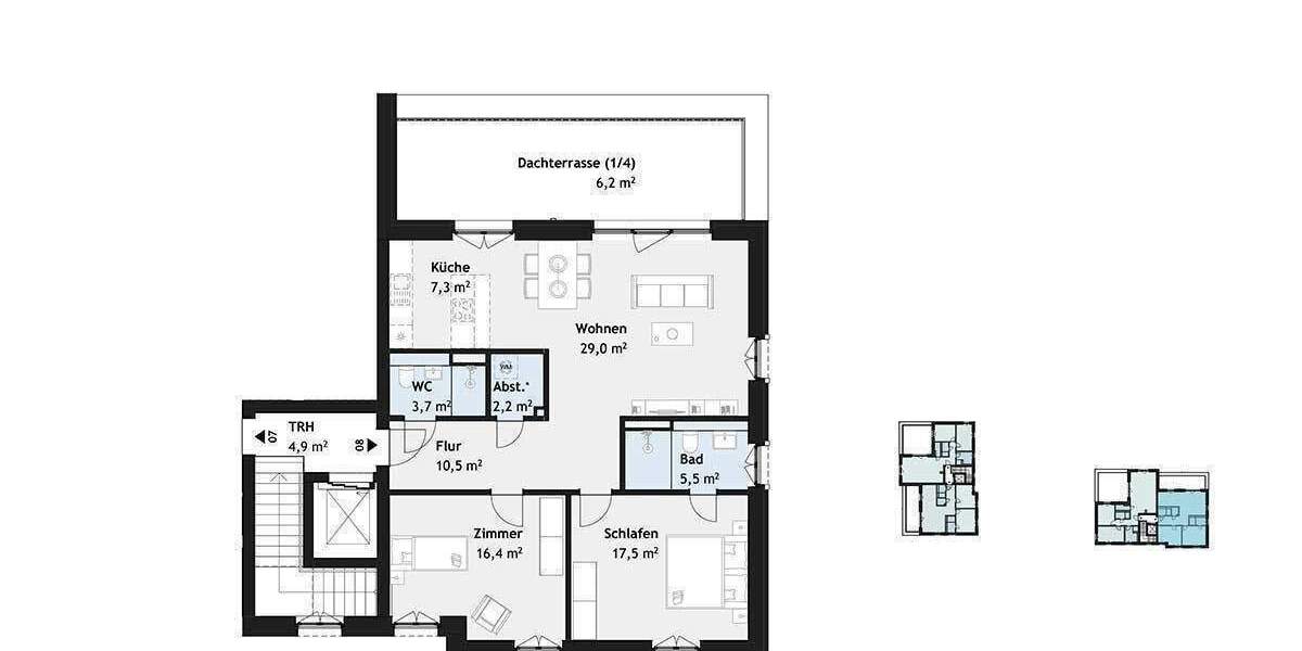 Etagenwohnung Hamburg Poppenbüttel - 3 Zimmer, 799.900&euro; | Angebot:25802242