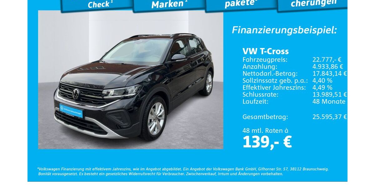VW T-Cross 7.245 km 22.333 &euro; Hamburg 22303