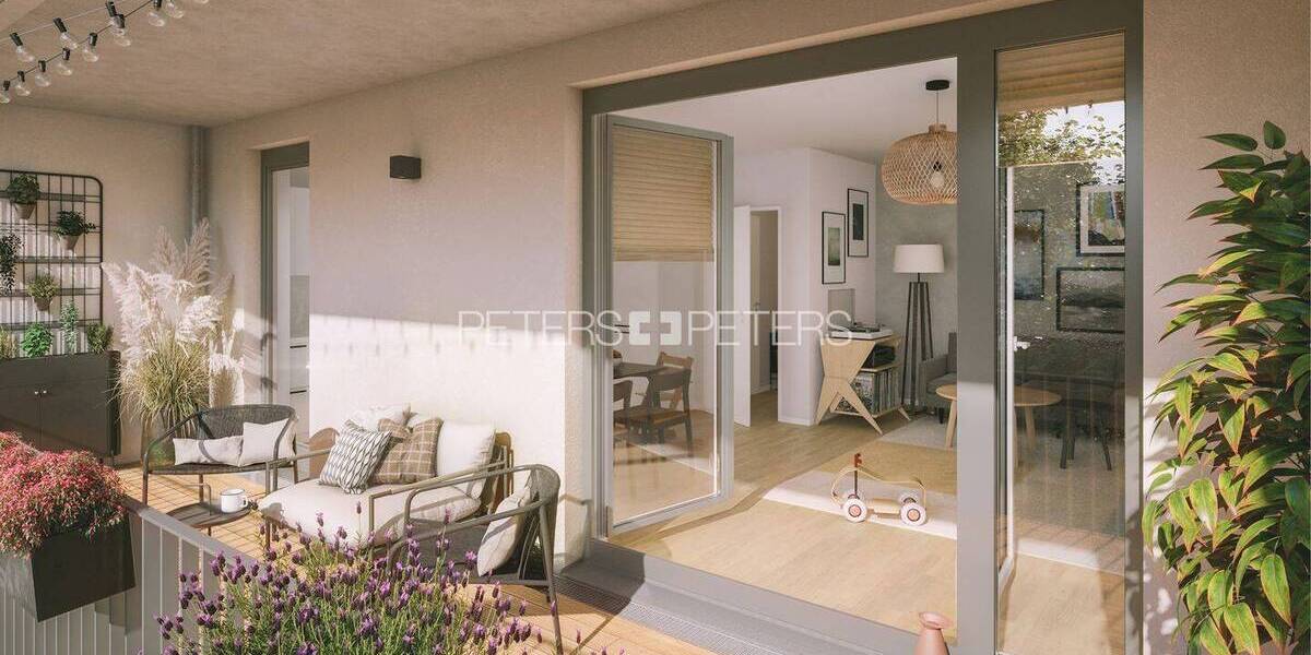 Etagenwohnung Hamburg Groß Borstel - 2 Zimmer, 58 m&sup2;, 1.469&euro; | Angebot:26853005