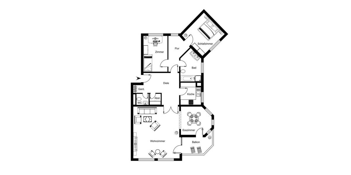 Etagenwohnung Reinbek - 3 Zimmer, 121 m&sup2;, 495.000&euro; | Angebot:25673417