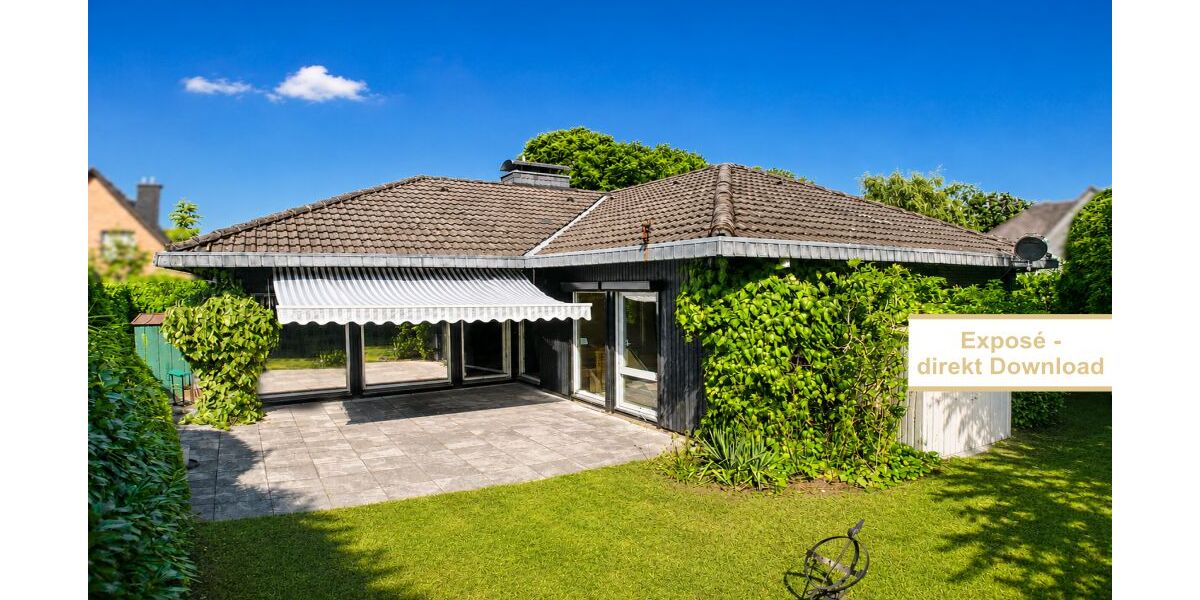 Wohnglück auf einer Ebene – vor den Toren Hamburgs - Bungalow Norderstedt Friedrichsgabe | Angebot:27169810