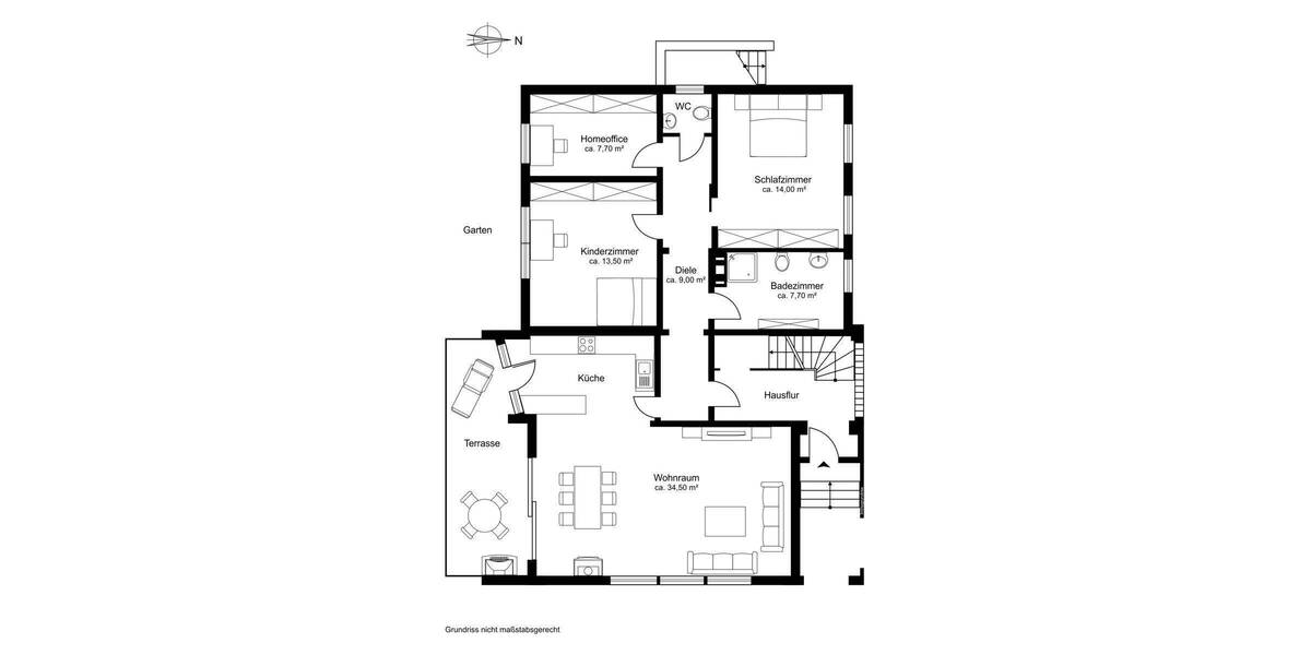 Etagenwohnung Tangstedt - 3 Zimmer, 90 m&sup2;, 292.000&euro; | Angebot:25775752