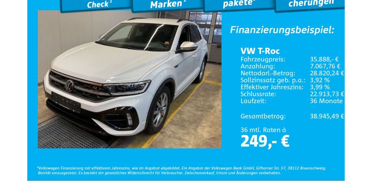 VW T-Roc 19.849 km 35.888 &euro; Hamburg 22761