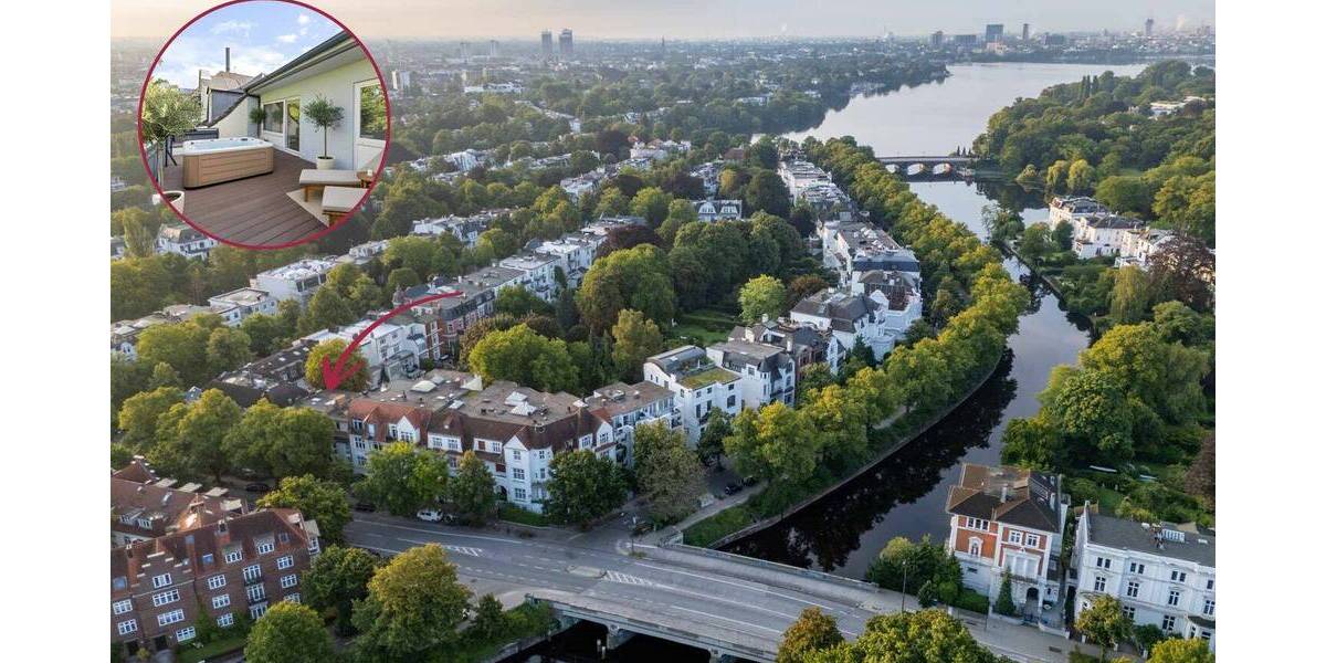 Etagenwohnung Hamburg Winterhude - 2 Zimmer, 92 m&sup2;, 1.098.000&euro; | Angebot:25821075